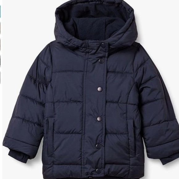 Girls Amazon Essential Hooded Puffer Jacket - Medium (Age 8) - Picture 1 of 6